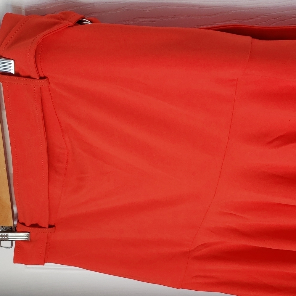 Ann Taylor red Assimetrical skirt size 10 - Picture 6 of 17